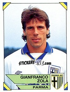 Sticker Gianfranco Zola - Calciatori 1993-1994 - Panini