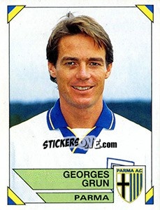 Figurina Georges Grun - Calciatori 1993-1994 - Panini