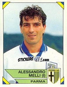 Figurina Alessandro Melli - Calciatori 1993-1994 - Panini