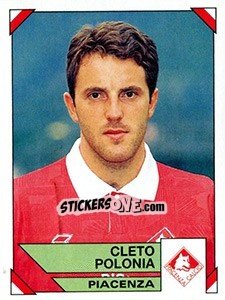 Sticker Cleto Polonia - Calciatori 1993-1994 - Panini