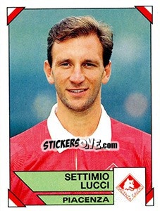 Sticker Settimio Lucci - Calciatori 1993-1994 - Panini