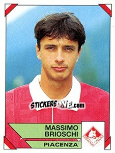 Sticker Massimo Brioschi - Calciatori 1993-1994 n. 244 - Panini
