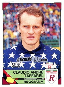 Sticker Claudio Andre Taffarel - Calciatori 1993-1994 - Panini