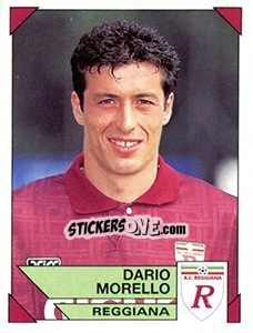 Sticker Dario Morello - Calciatori 1993-1994 n. 257 - Panini