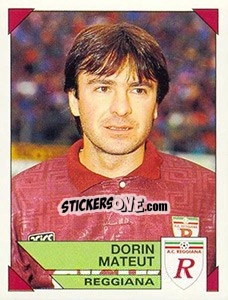 Cromo Dorin Mateut - Calciatori 1993-1994 - Panini