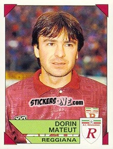 Sticker Dorin Mateut - Calciatori 1993-1994 n. 261 - Panini