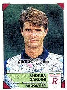 Sticker Andrea Sardini - Calciatori 1993-1994 - Panini