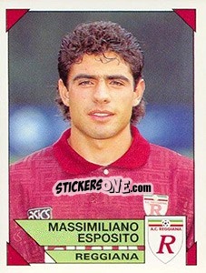 Figurina Massimiliano Esposito - Calciatori 1993-1994 - Panini