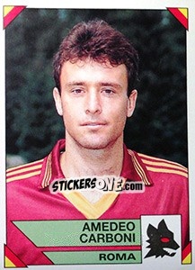 Cromo Amedeo Carboni - Calciatori 1993-1994 - Panini