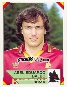 Sticker Abel Eduardo Balbo - Calciatori 1993-1994 n. 278 - Panini