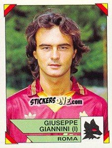 Sticker Giuseppe Giannini - Calciatori 1993-1994 n. 279 - Panini