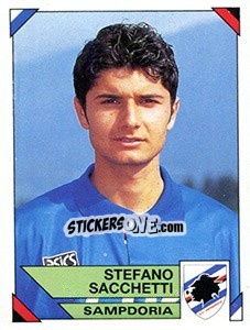 Sticker Stefano Sacchetti - Calciatori 1993-1994 - Panini