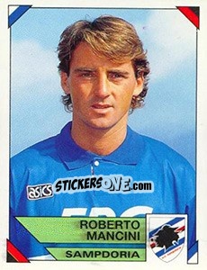 Sticker Roberto Mancini - Calciatori 1993-1994 - Panini