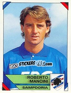 Sticker Roberto Mancini - Calciatori 1993-1994 n. 298 - Panini