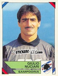 Sticker Giulio Nuciari - Calciatori 1993-1994 - Panini