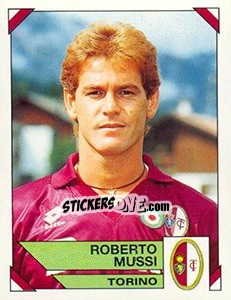 Cromo Roberto Mussi - Calciatori 1993-1994 - Panini