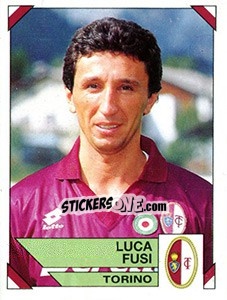 Sticker Luca Fusi - Calciatori 1993-1994 n. 313 - Panini