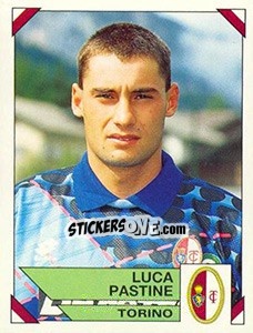 Sticker Luca Pastine - Calciatori 1993-1994 - Panini