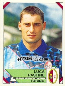 Sticker Luca Pastine - Calciatori 1993-1994 n. 319 - Panini