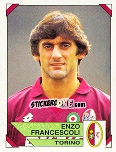 Sticker Enzo Francescoli - Calciatori 1993-1994 - Panini