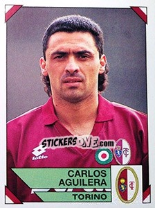 Cromo Carlos Aguilera - Calciatori 1993-1994 - Panini