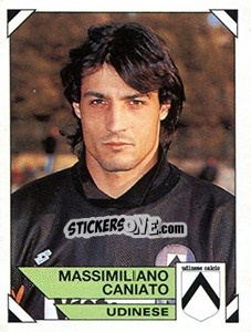 Sticker Massimiliano Caniato - Calciatori 1993-1994 n. 327 - Panini
