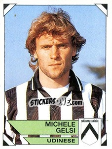 Sticker Michele Gelsi - Calciatori 1993-1994 - Panini