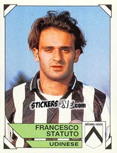 Sticker Francesco Statuto - Calciatori 1993-1994 n. 333 - Panini