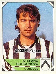 Figurina Stefano Borgonovo - Calciatori 1993-1994 - Panini