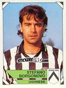 Sticker Stefano Borgonovo - Calciatori 1993-1994 n. 335 - Panini