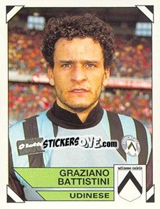 Sticker Graziano Battistini - Calciatori 1993-1994 n. 338 - Panini