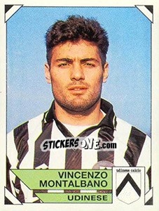Sticker Vincenzo Montalbano - Calciatori 1993-1994 n. 339 - Panini