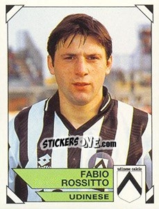 Sticker Fabio Rossito - Calciatori 1993-1994 - Panini