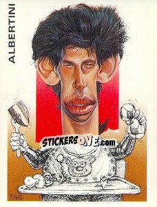 Sticker Albertini - Calciatori 1993-1994 - Panini