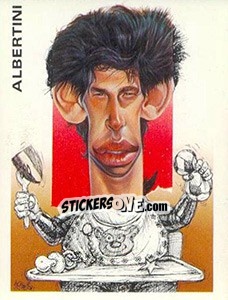 Sticker Albertini - Calciatori 1993-1994 n. 343 - Panini