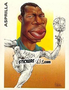 Figurina Asprilla - Calciatori 1993-1994 - Panini