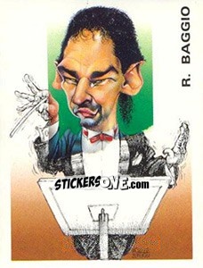 Sticker R. Baggio - Calciatori 1993-1994 n. 347 - Panini