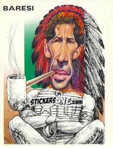 Sticker Baresi - Calciatori 1993-1994 n. 349 - Panini