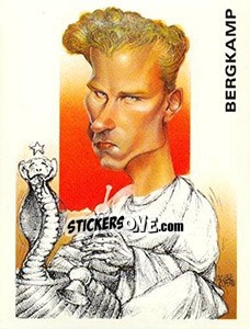 Sticker Bergkamp - Calciatori 1993-1994 n. 350 - Panini