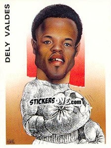 Sticker Dely Valdes - Calciatori 1993-1994 - Panini