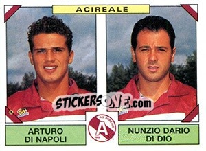 Sticker Arturo Di Napoli / Nunzio Dario Di Dio - Calciatori 1993-1994 n. 391 - Panini