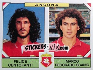 Figurina Felice Centofanti / Marco Pecoraro Scanio - Calciatori 1993-1994 - Panini