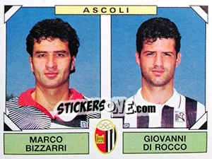 Sticker Marco Bizzarri / Giovanni Di Rocco - Calciatori 1993-1994 n. 403 - Panini