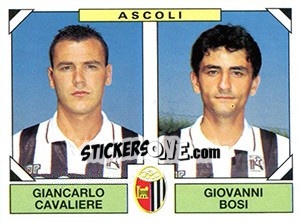 Figurina Giancarlo Cavaliere / Giovanni Bosi - Calciatori 1993-1994 - Panini