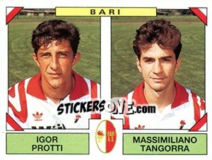 Sticker Igor Protti / Massimiliano Tangorra - Calciatori 1993-1994 n. 417 - Panini