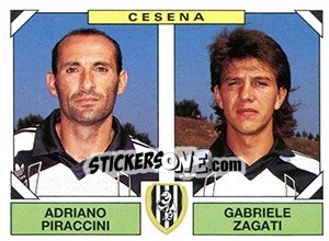 Sticker Adriano Piraccini / Gabriele Zagati - Calciatori 1993-1994 n. 436 - Panini
