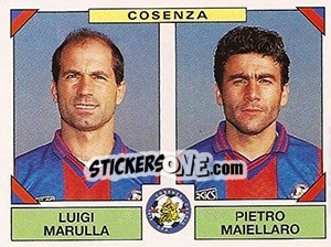 Figurina Luigi Marulla / Pietro Maiellaro - Calciatori 1993-1994 - Panini