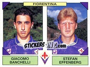 Sticker Giacomo Bianchelli / Stefan Effenberg - Calciatori 1993-1994 - Panini