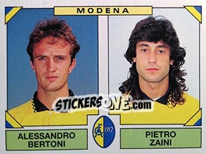 Sticker Alessandro Bertoni / Pietro Zaini - Calciatori 1993-1994 n. 477 - Panini