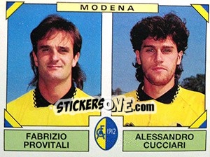 Sticker Fabrizio Provitali / Alessandro Cucciari - Calciatori 1993-1994 - Panini